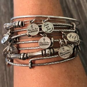 Alex and Ani Jewelry - 🎉HP🎉 Alex and Ani Rafaelian-Silver 8 Bracelets Alex and Ani Jewelry - 🎉HP🎉 Alex and Ani Rafaelian-Silver 8 Bracelets